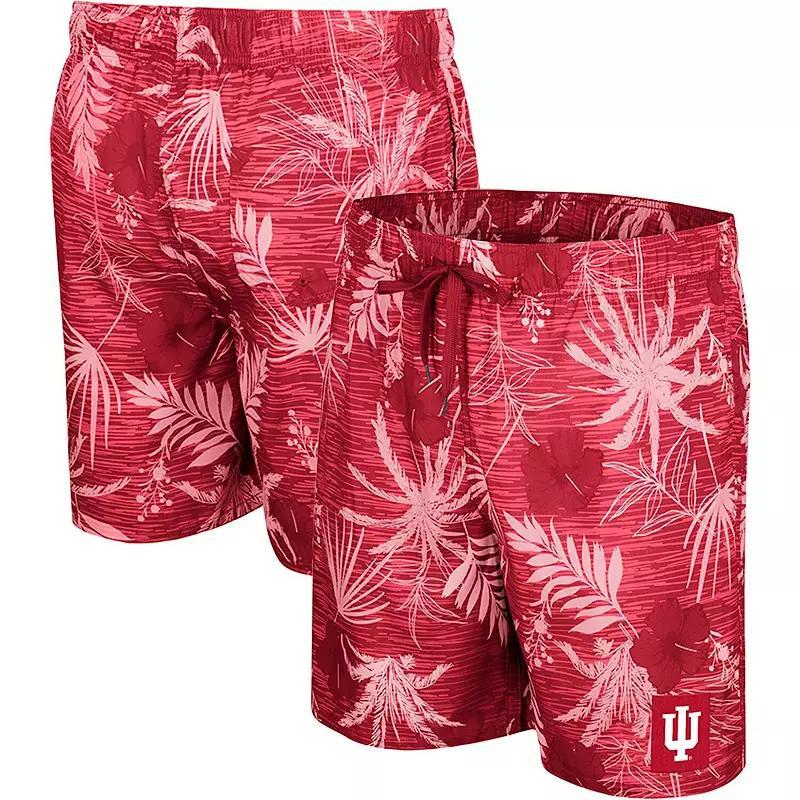 Mens Colosseum Cardinal Iowa State Cyclones What Else is New Swim Shorts Product Image