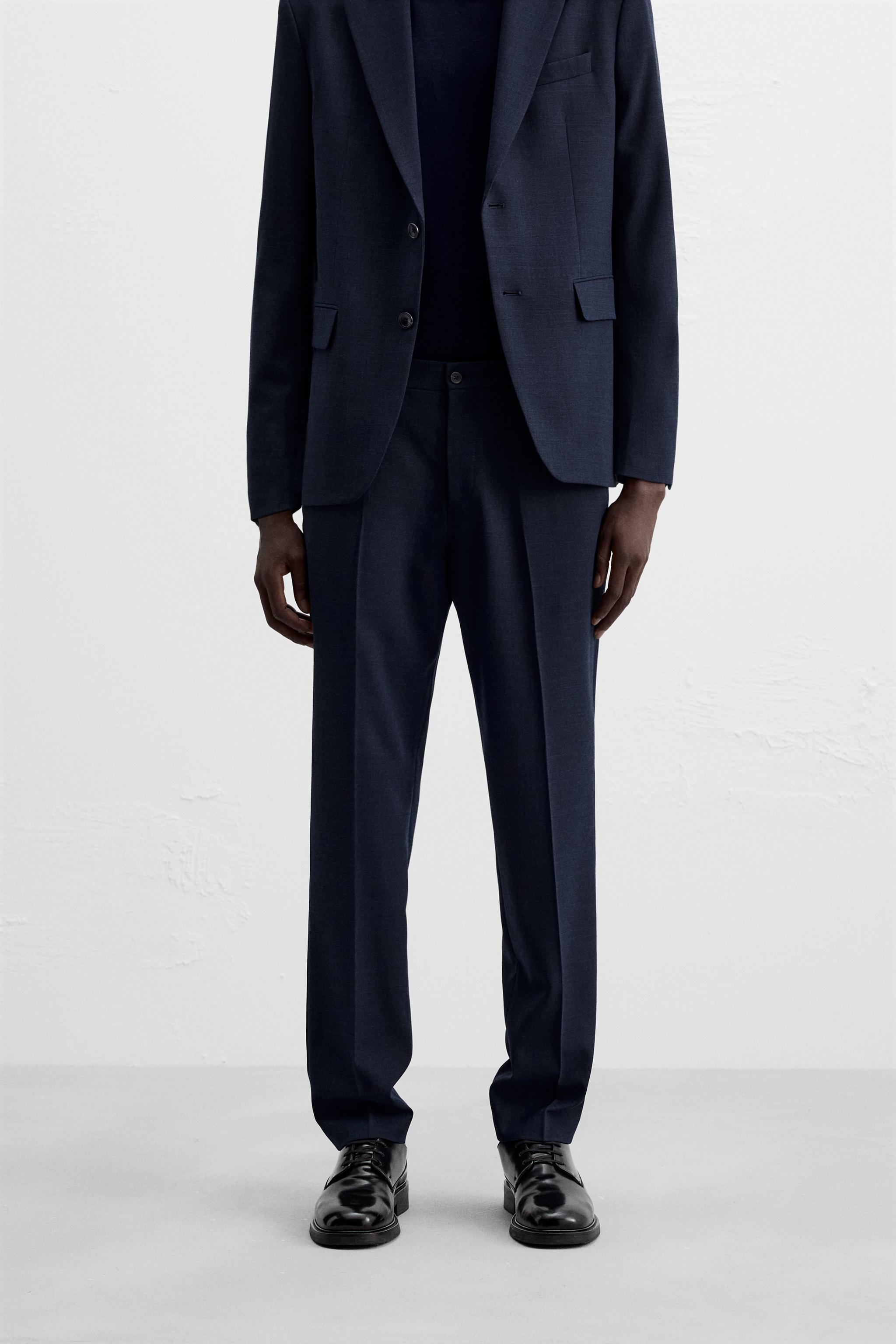 TEXTURED SUIT PANTS Product Image