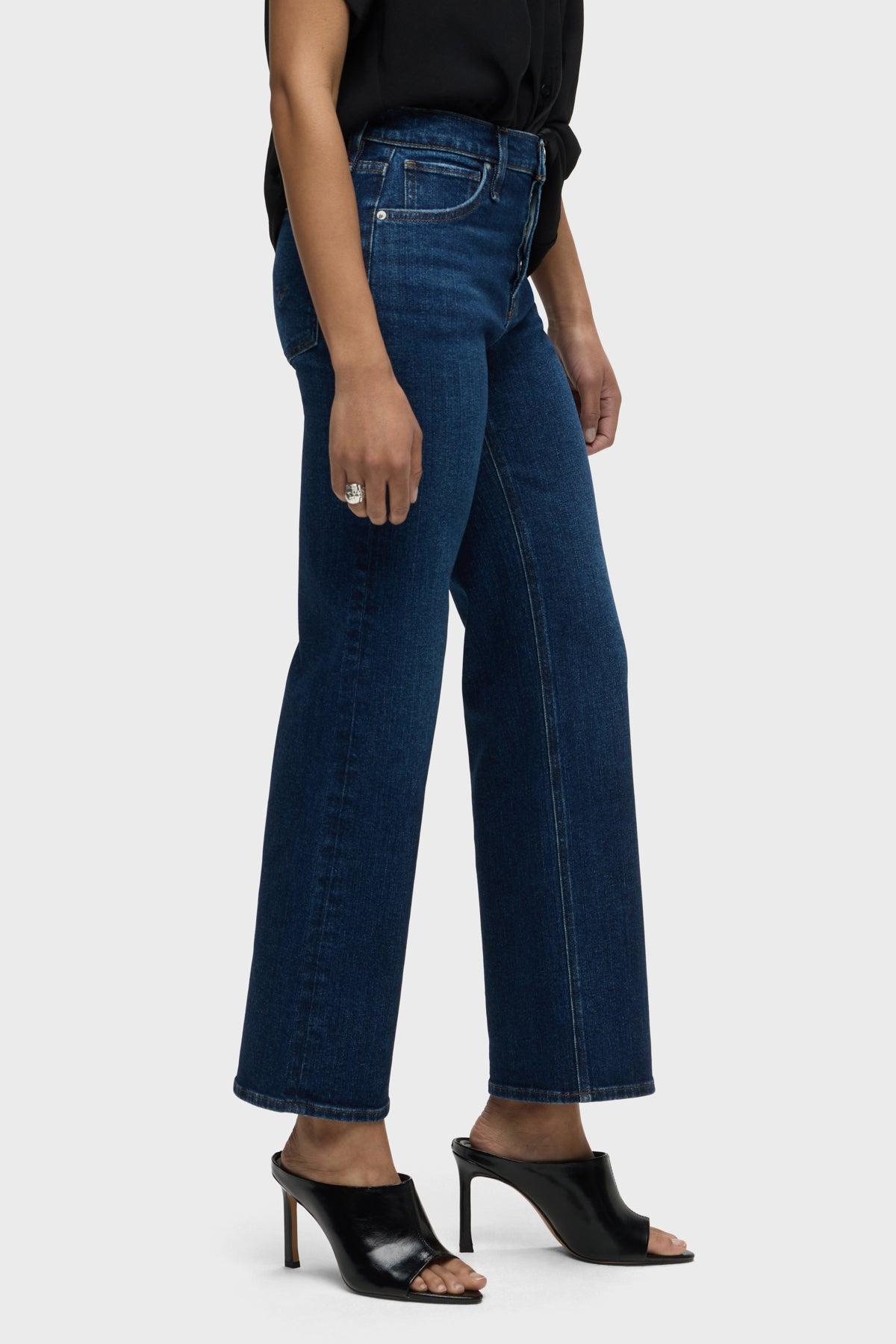 Rosie High-Rise Wide Leg Ankle Jean Female Product Image