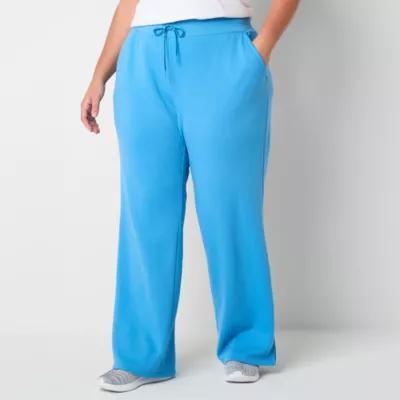 Xersion Womens Super Soft Fleece Mid Rise Straight Sweatpant Plus Product Image