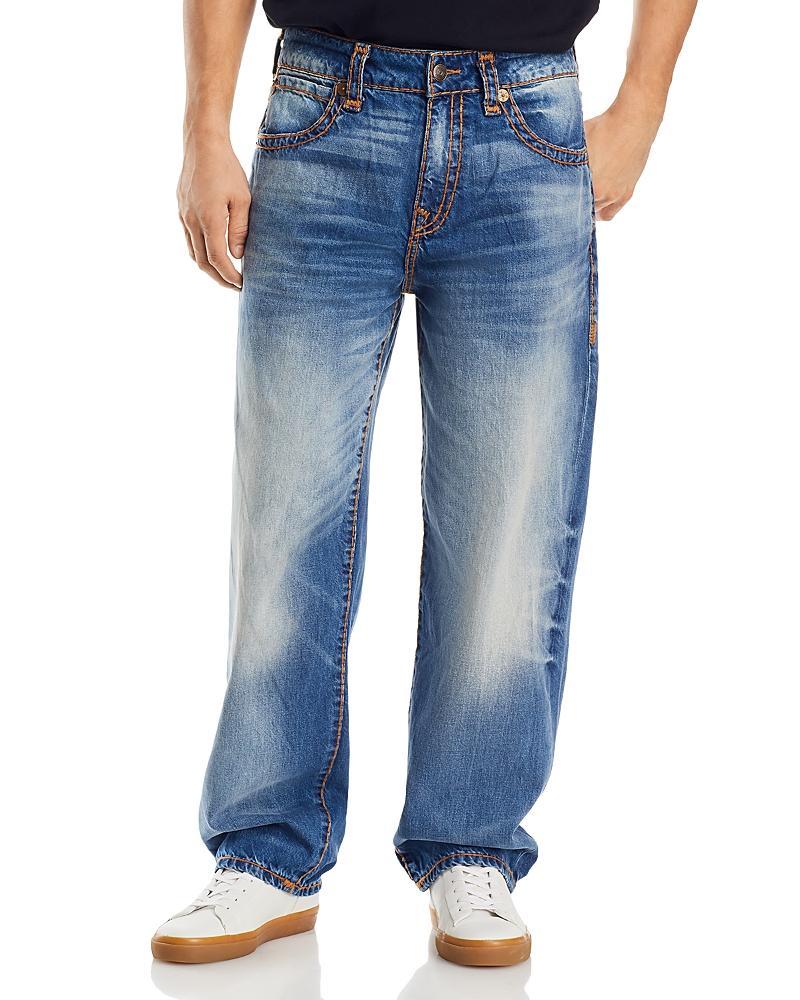 True Religion Sami Oversized Fit Jeans in Athens Blue Product Image