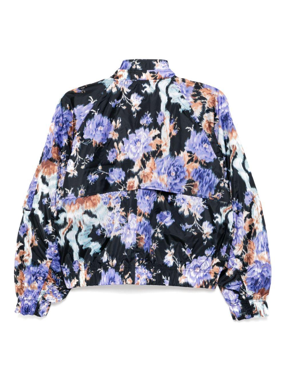 ULLA JOHNSON X K-way Cropeley Jacket In Iris Product Image