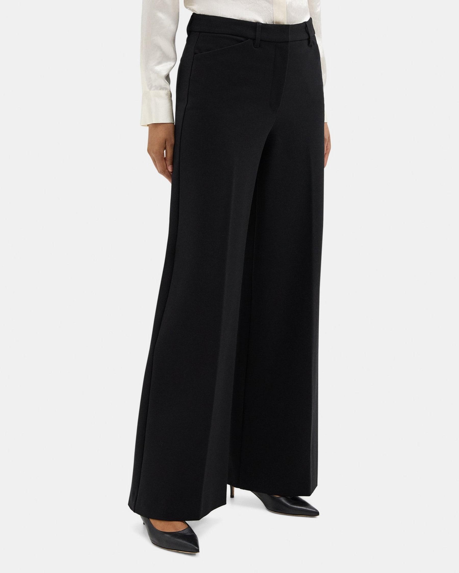 Wide-Leg Pant in Ponte Product Image