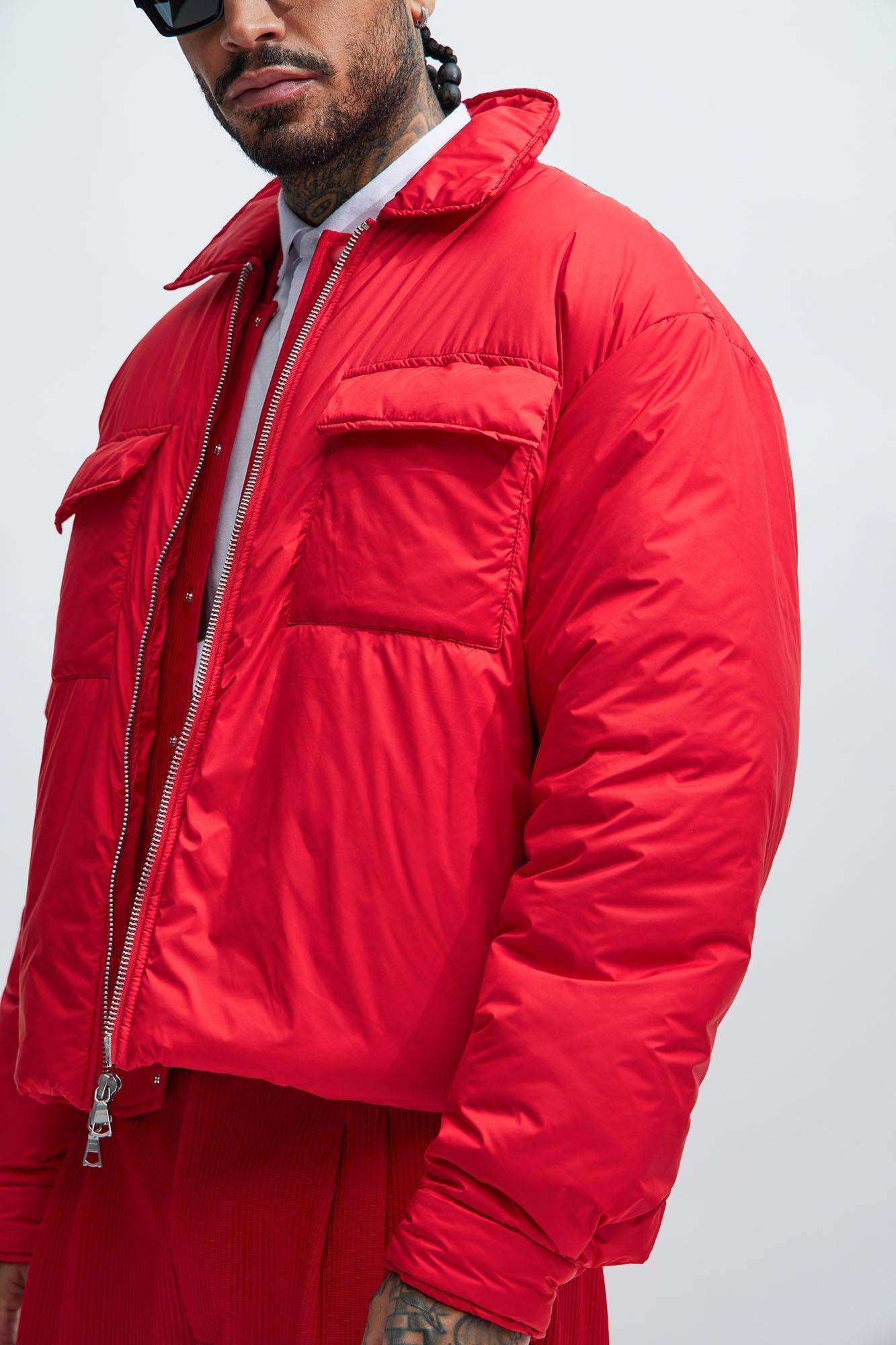 York Puffer Jacket - Red Product Image