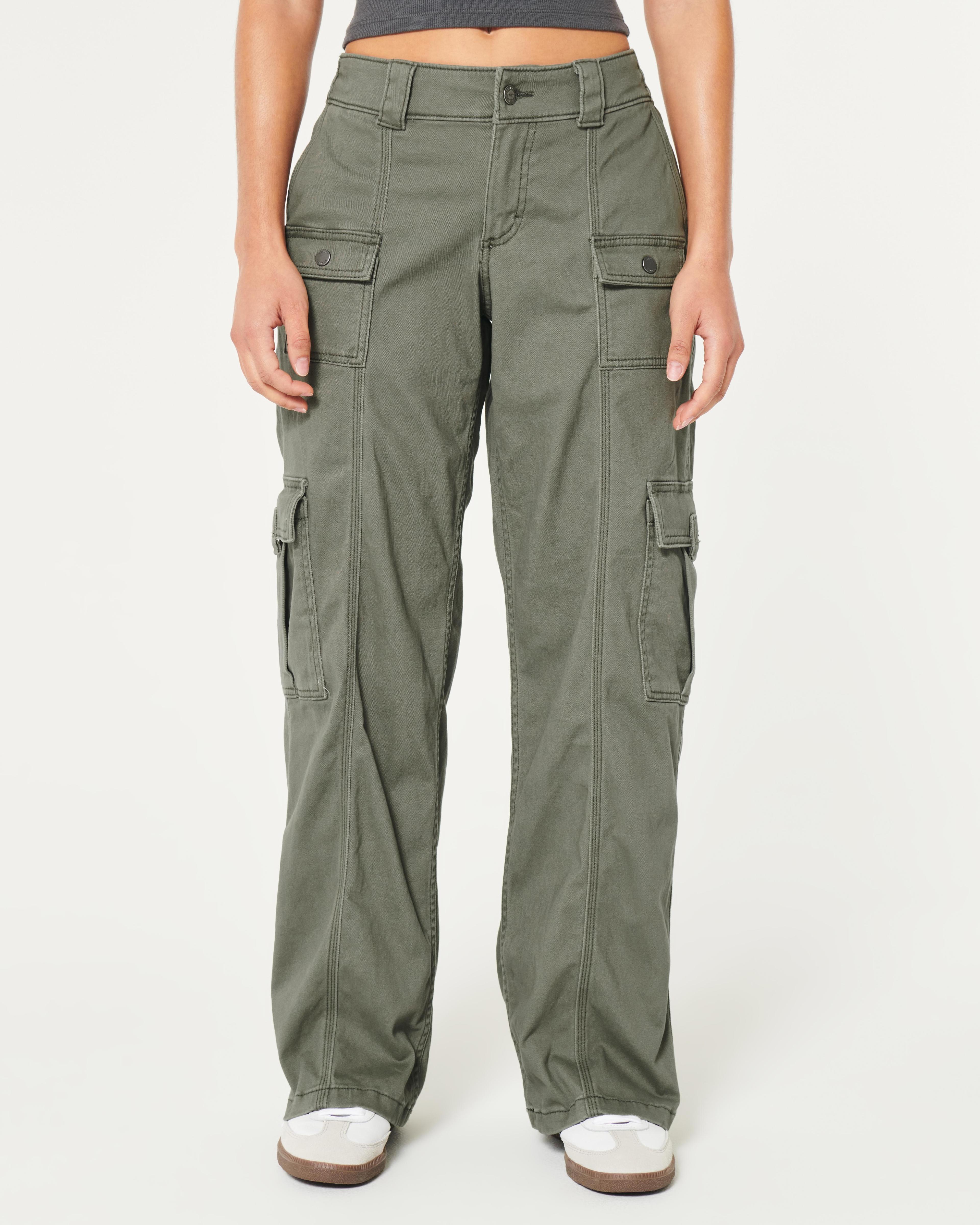 Low-Rise Baggy 4-Pocket Cargo Pants Product Image