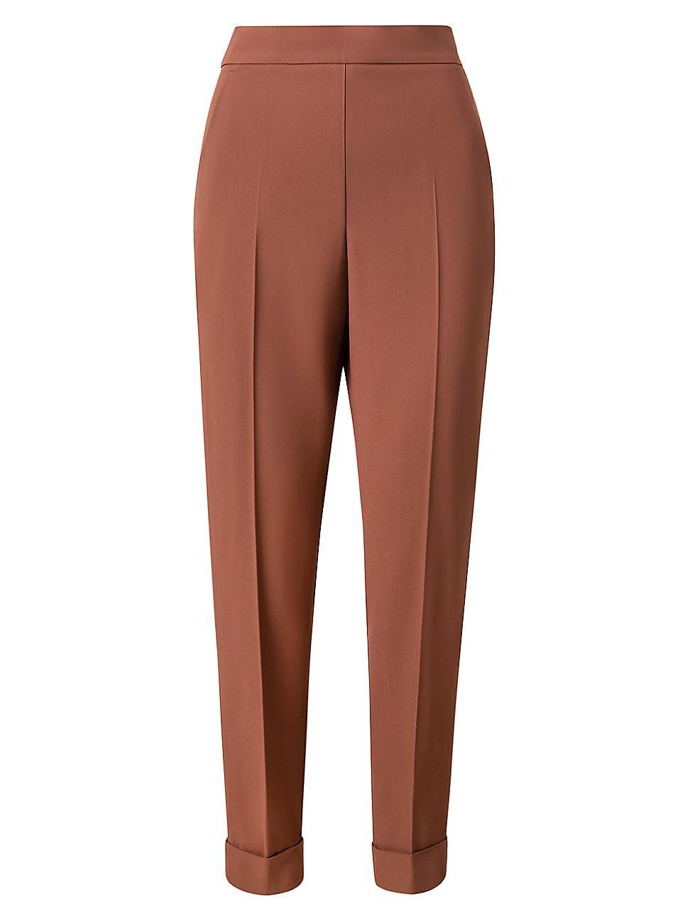 Womens Chris Slim Cuffed Crpe Pants Product Image