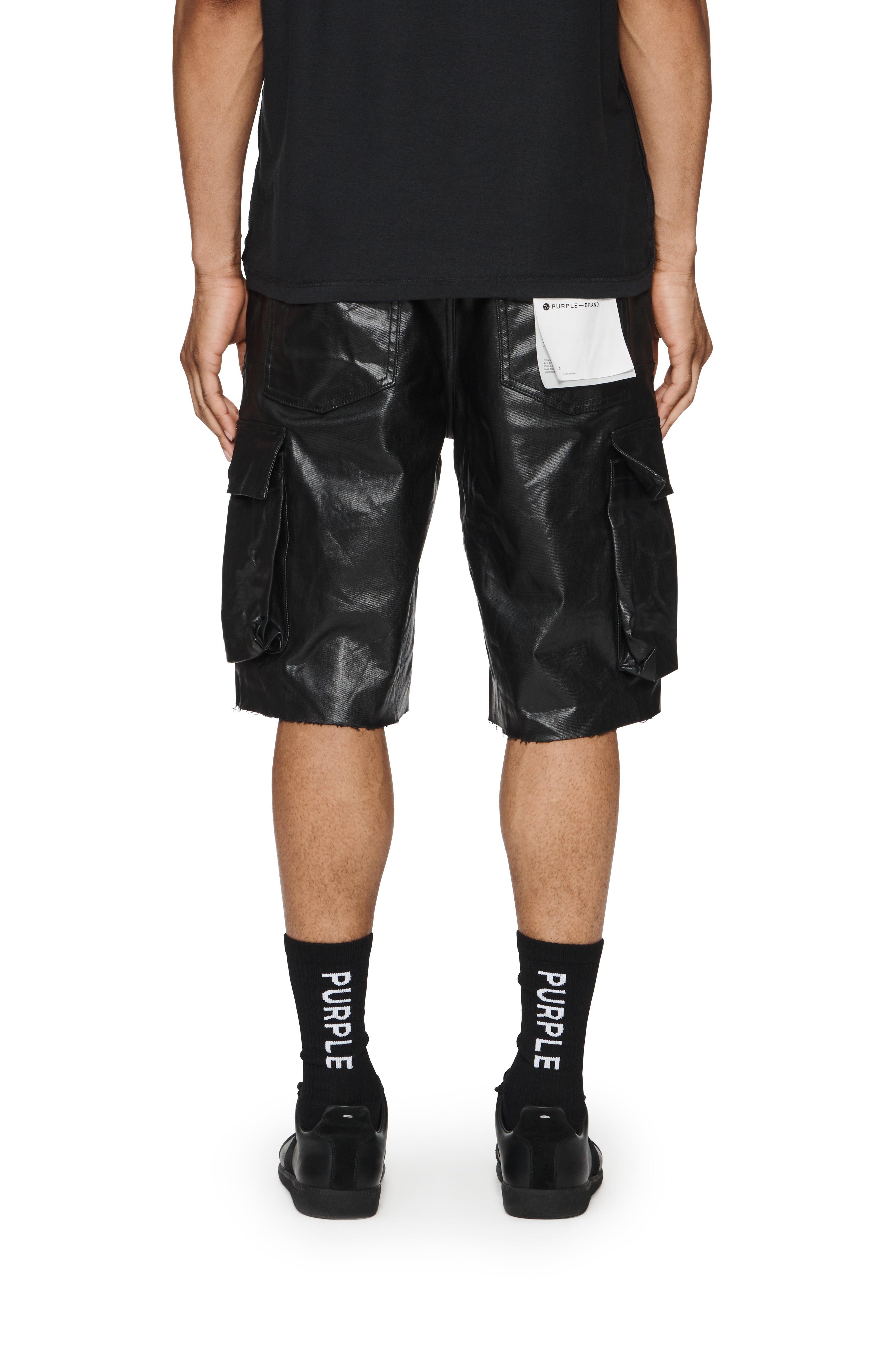 P022 High Shine Cargo Shorts Male Product Image