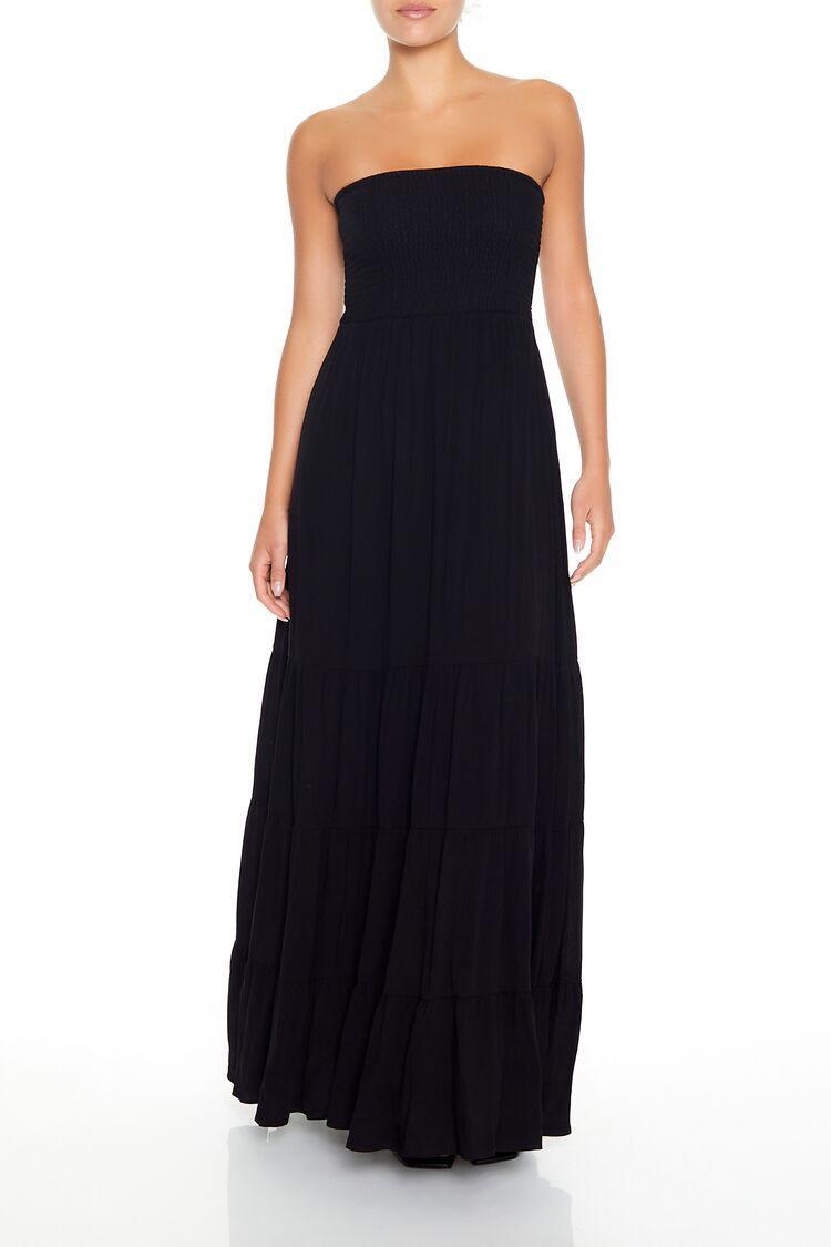 Strapless Tie-Back Maxi Dress | Forever 21 Product Image