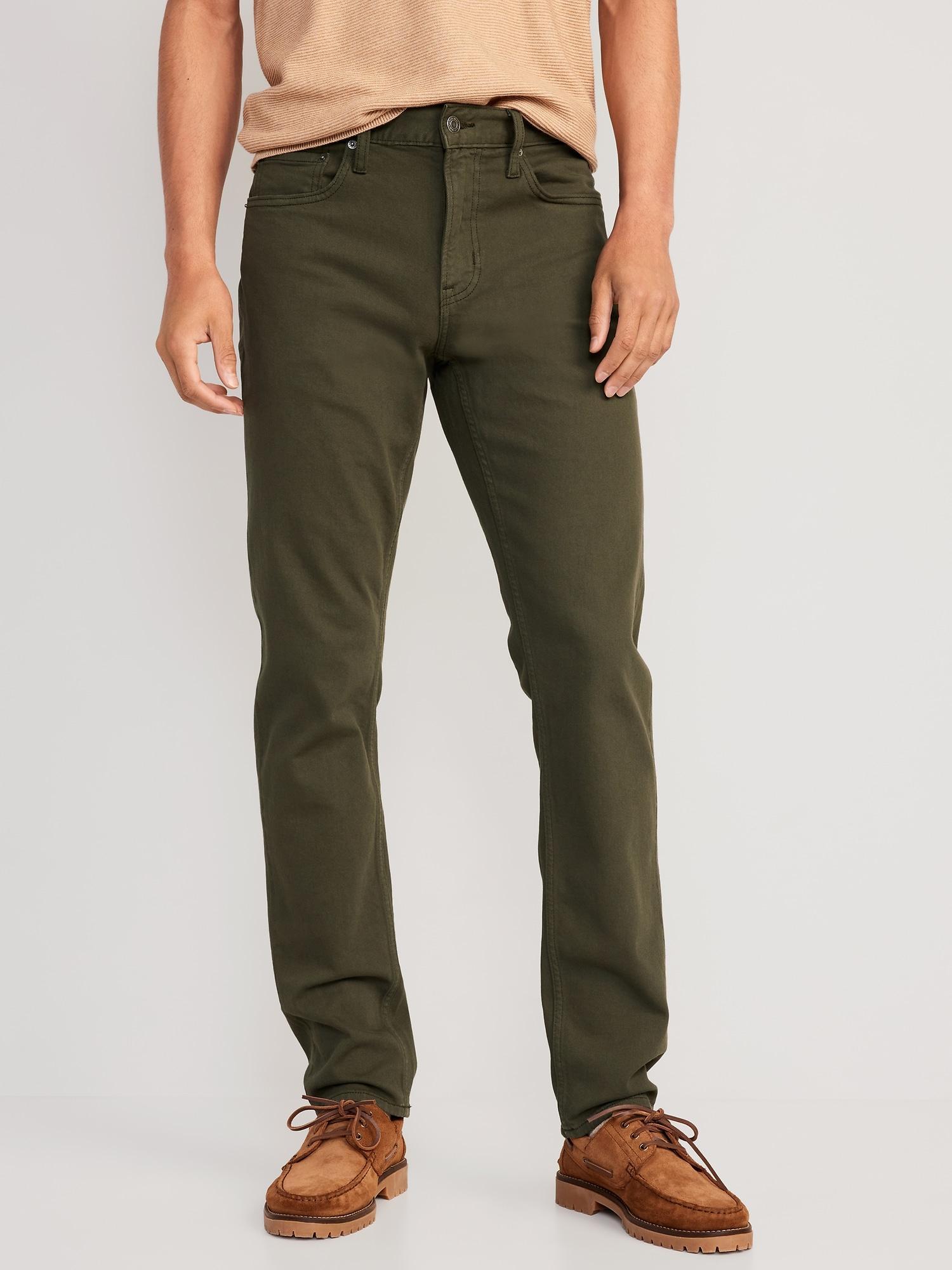 Slim Five-Pocket Pants for Men Product Image