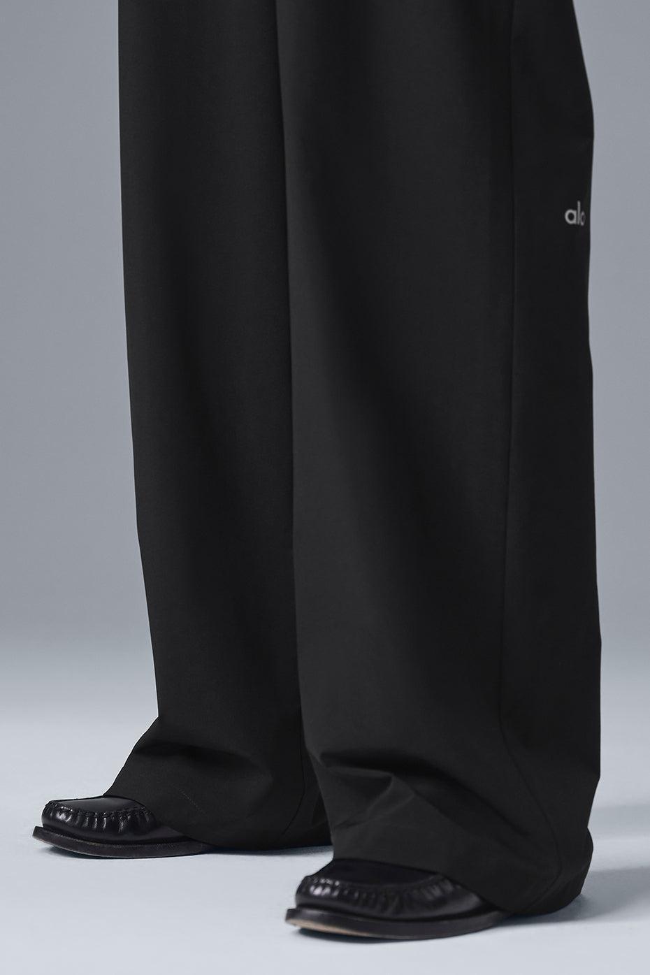 High-Waist Pursuit Trouser (Long) - Black Female Product Image