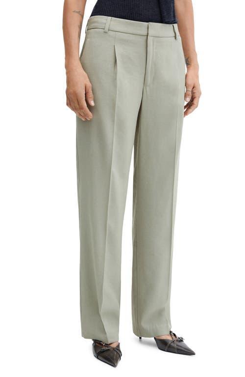 MANGO - Pleat straight trousers - 10 - Women Product Image