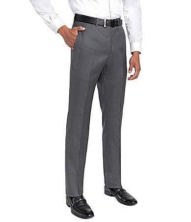 Santorelli Loro Piana Modern Fit Flat Front Dress Pants Product Image