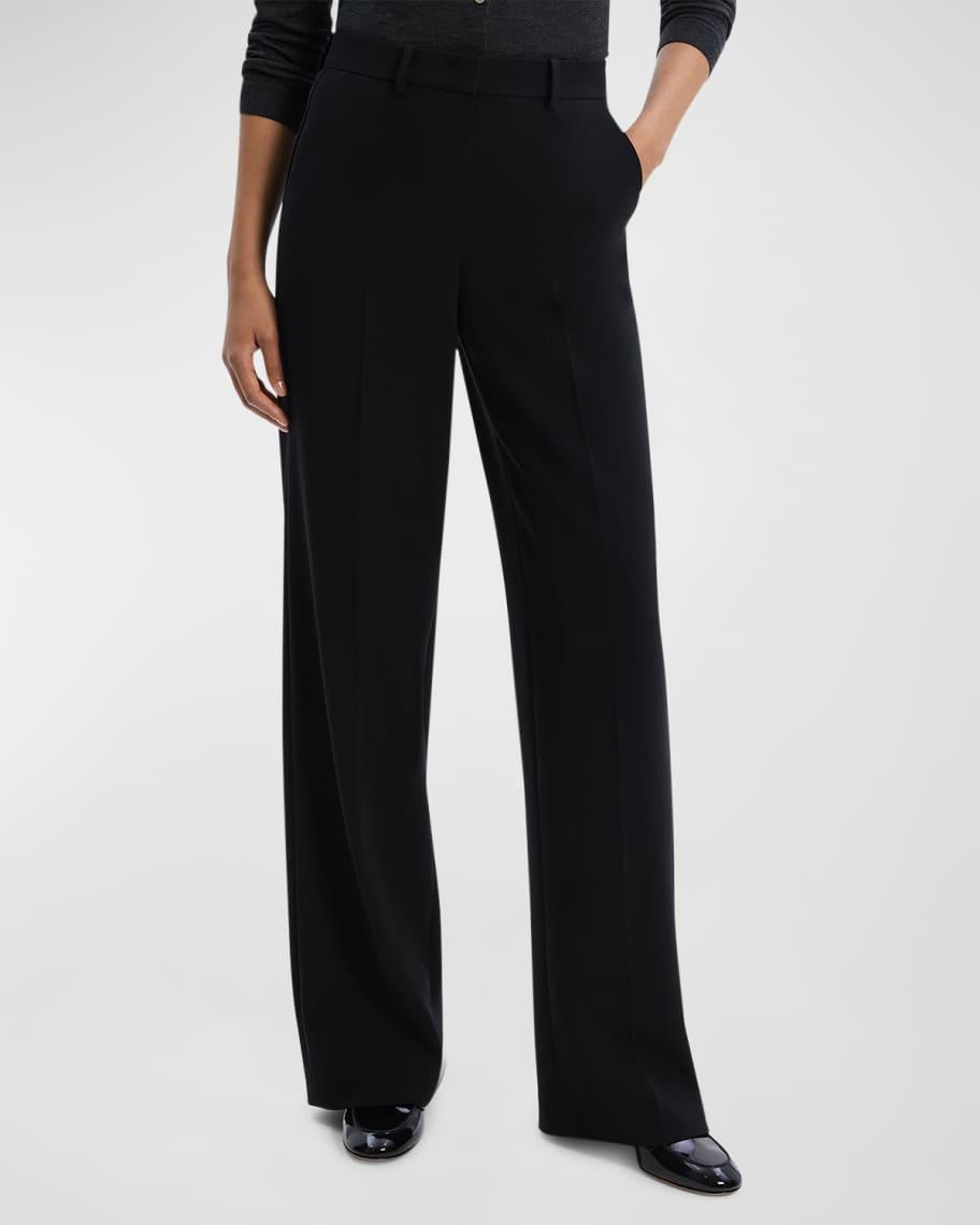 Admiral Crepe Relaxed Straight-Leg Pants Product Image