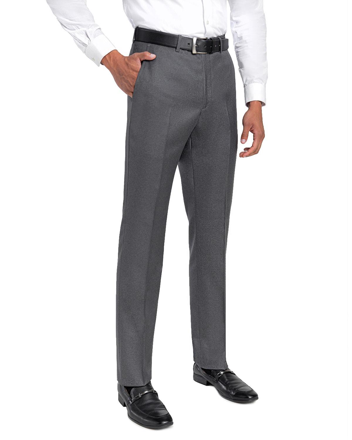 Santorelli Loro Piana Modern Fit Flat Front Dress Pants Product Image