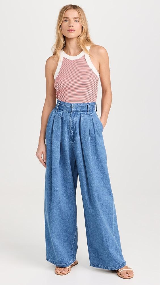 MOUSSY VINTAGE Denim Tack Pants | Shopbop Product Image