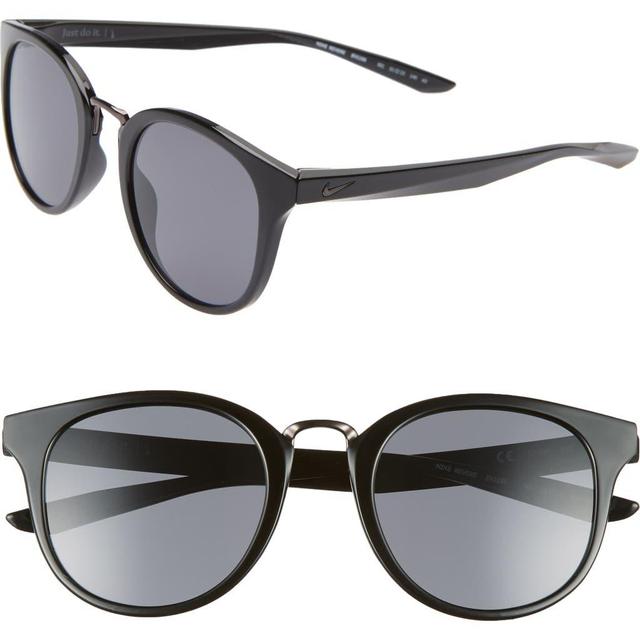 Revere 51mm Round Sunglasses In Black/dark Grey Product Image