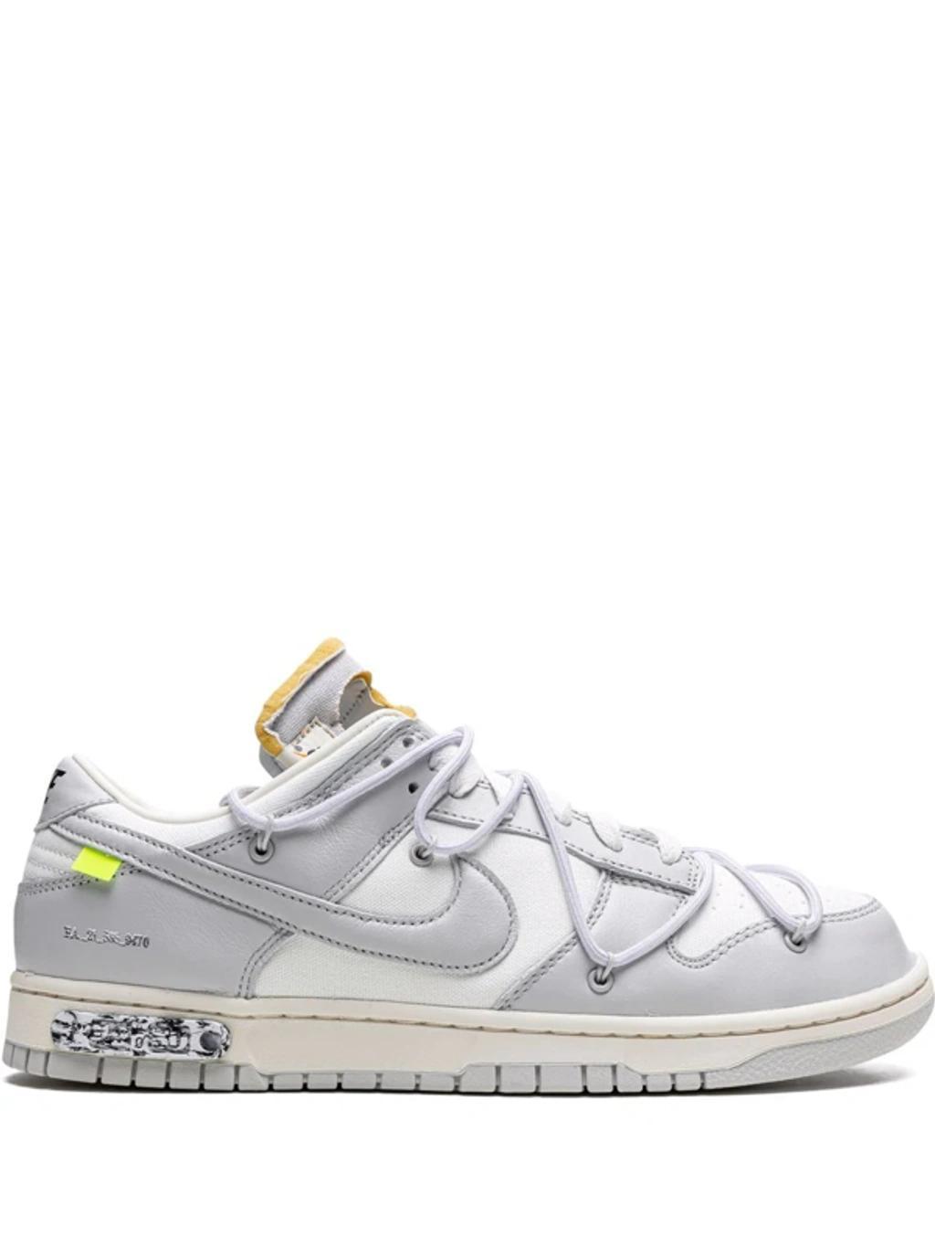 X Off-white Dunk Low Sneakers In Grey Product Image