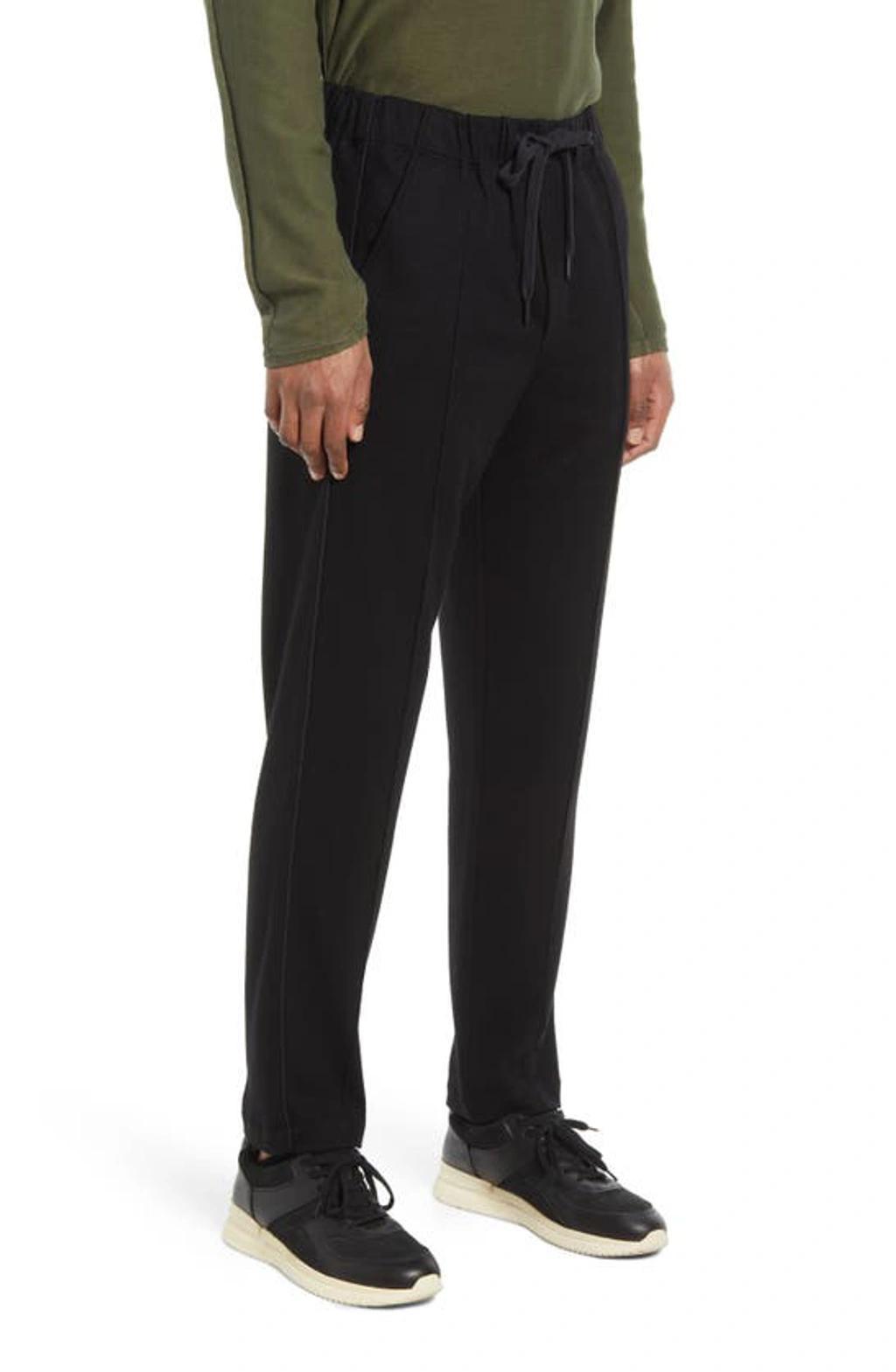 Black Wool Andrew Lounge Pants Product Image