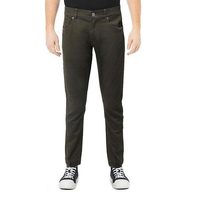 Mens Xray Slim-Fit Cuffed Twill Pants Green Product Image