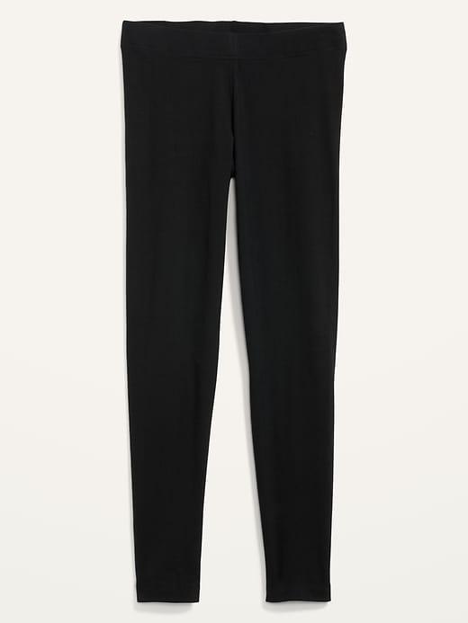 High-Waisted Jersey Ankle Leggings Product Image