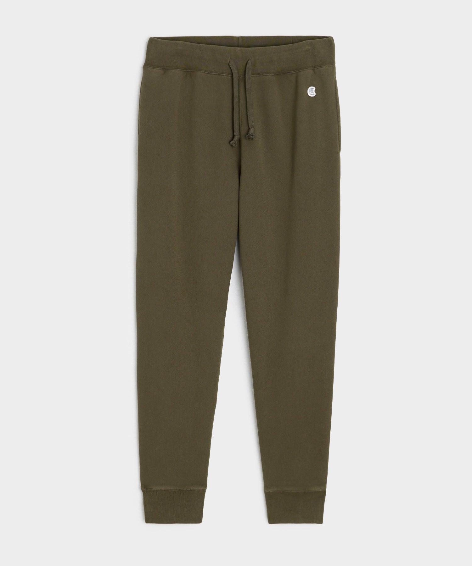 Champion Midweight Slim Jogger Sweatpant in Dark Moss Product Image