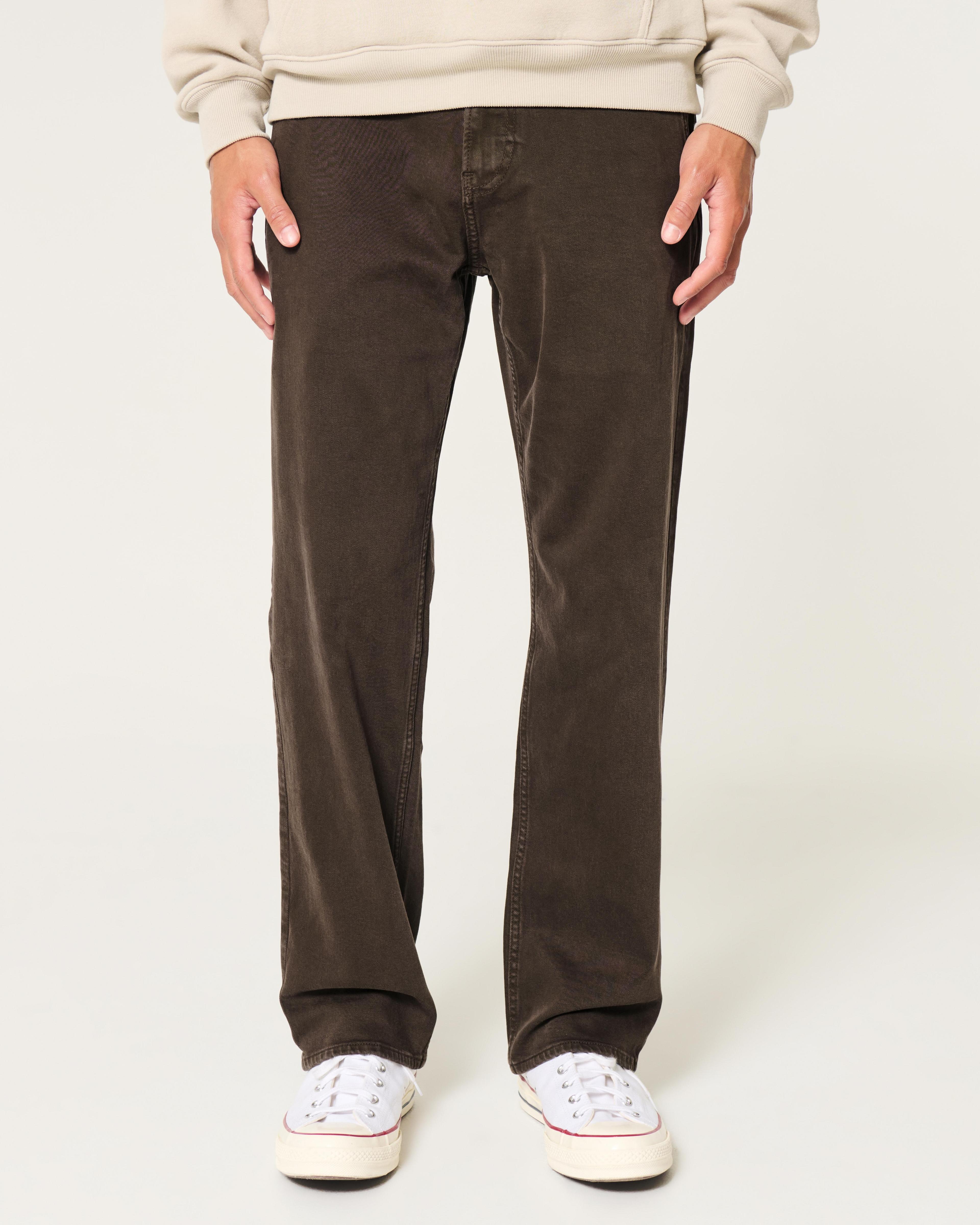 Brown Straight Jeans Product Image