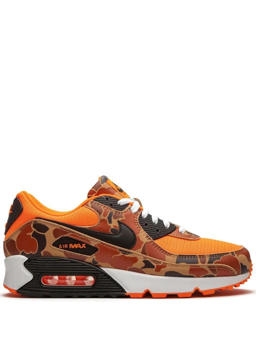 NIKE Air Max 90 ”orange Duck Camo” Sneakers Product Image