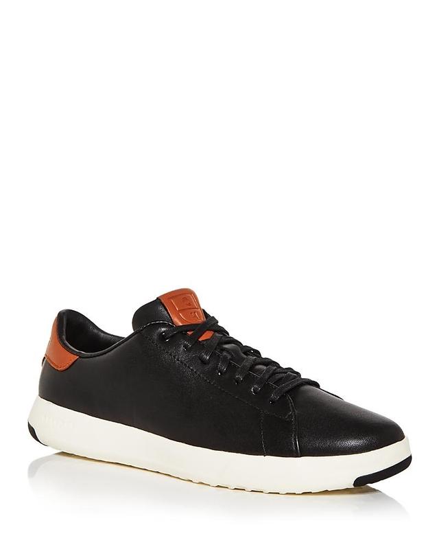 Cole Haan Mens GrandPro Leather Lace Up Sneakers Product Image