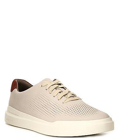 Cole Haan Mens GrandPr Rally Laser Cut Lace Up Sneakers Product Image