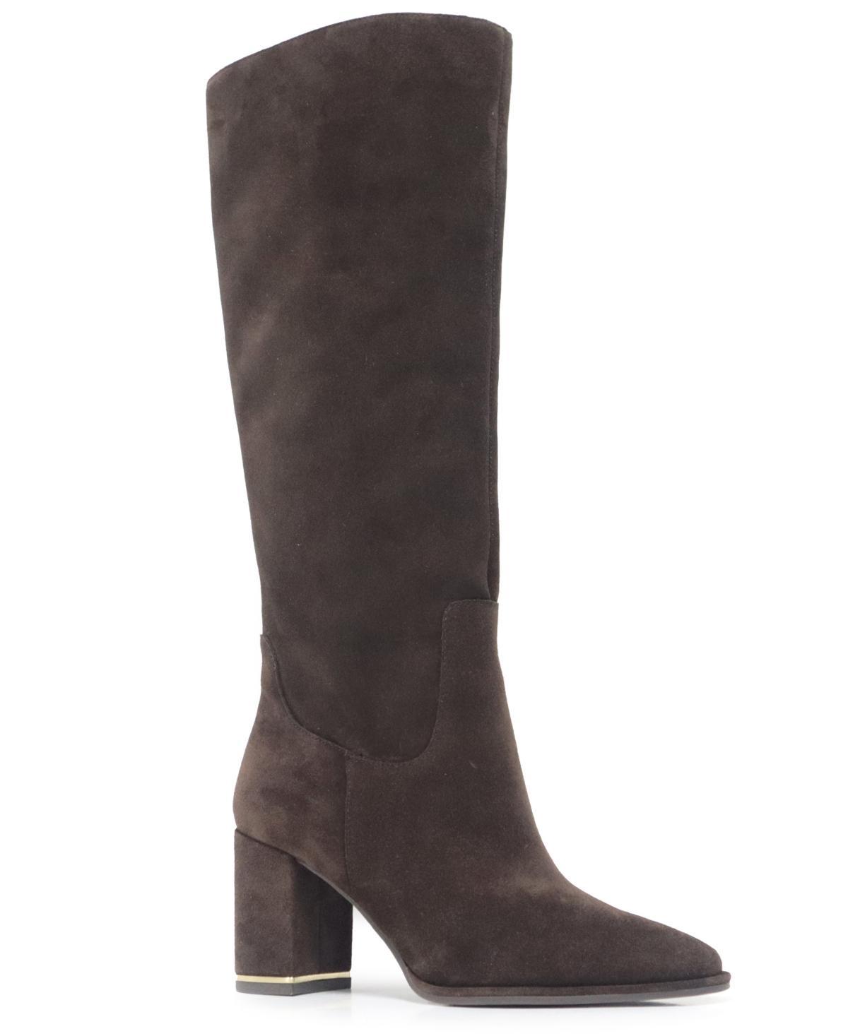 Kenneth Cole New York Womens Yvonne Knee High Block Heel Boots Product Image