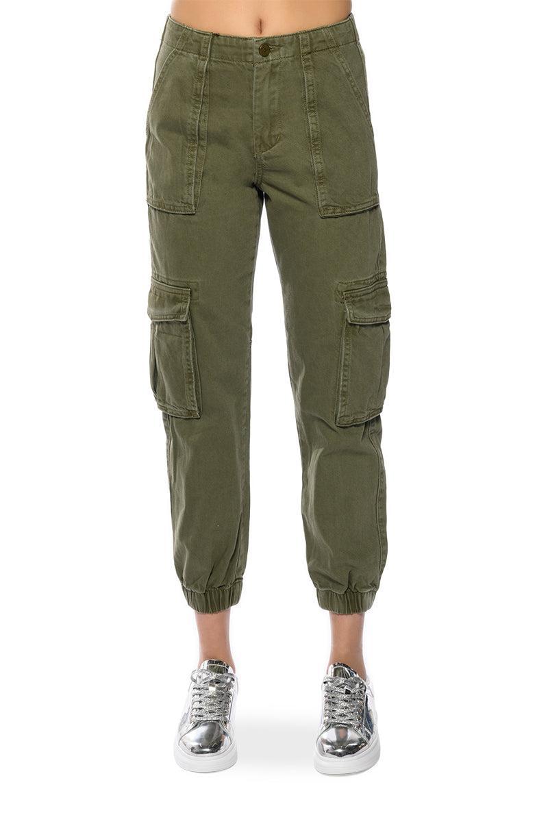 SIENNA STRETCH WAIST CARGO JOGGER Product Image