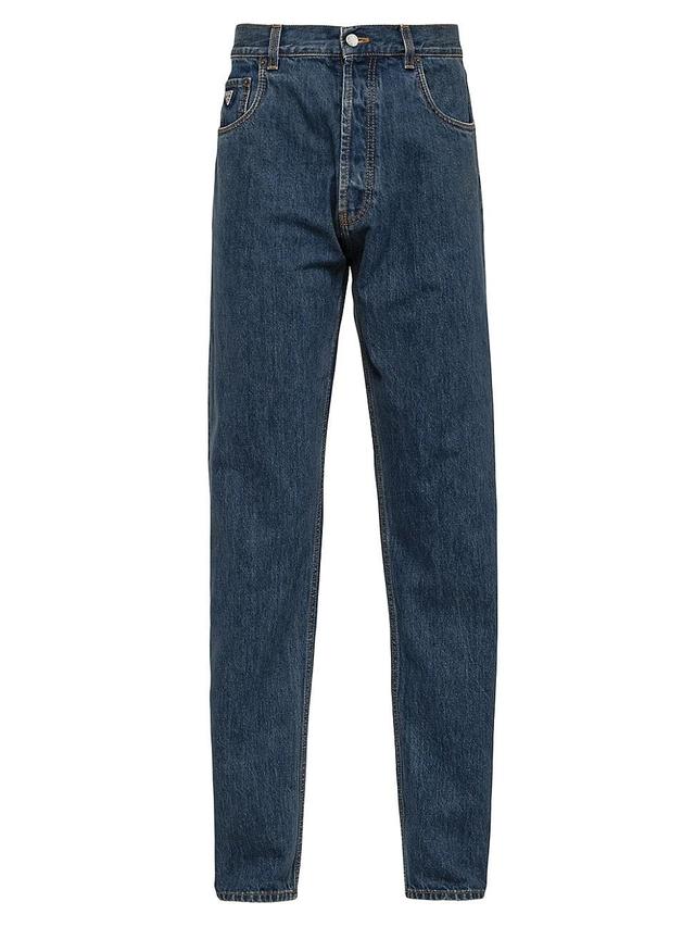 Mens Relaxed Used-Look Jeans Product Image