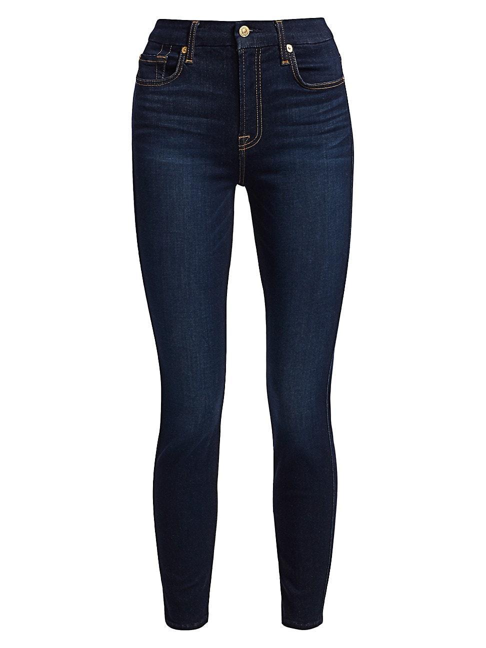 Womens The High-Rise Ankle Skinny Jeans Product Image