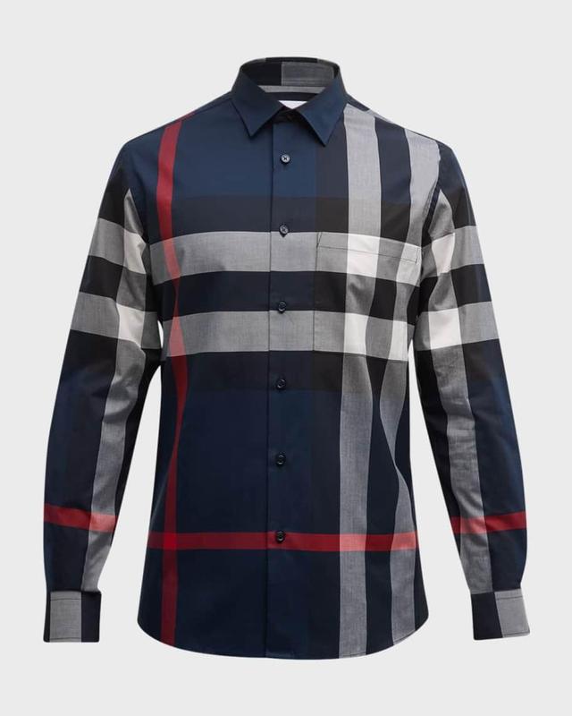 Mens Summerton Check Button-Front Shirt Product Image