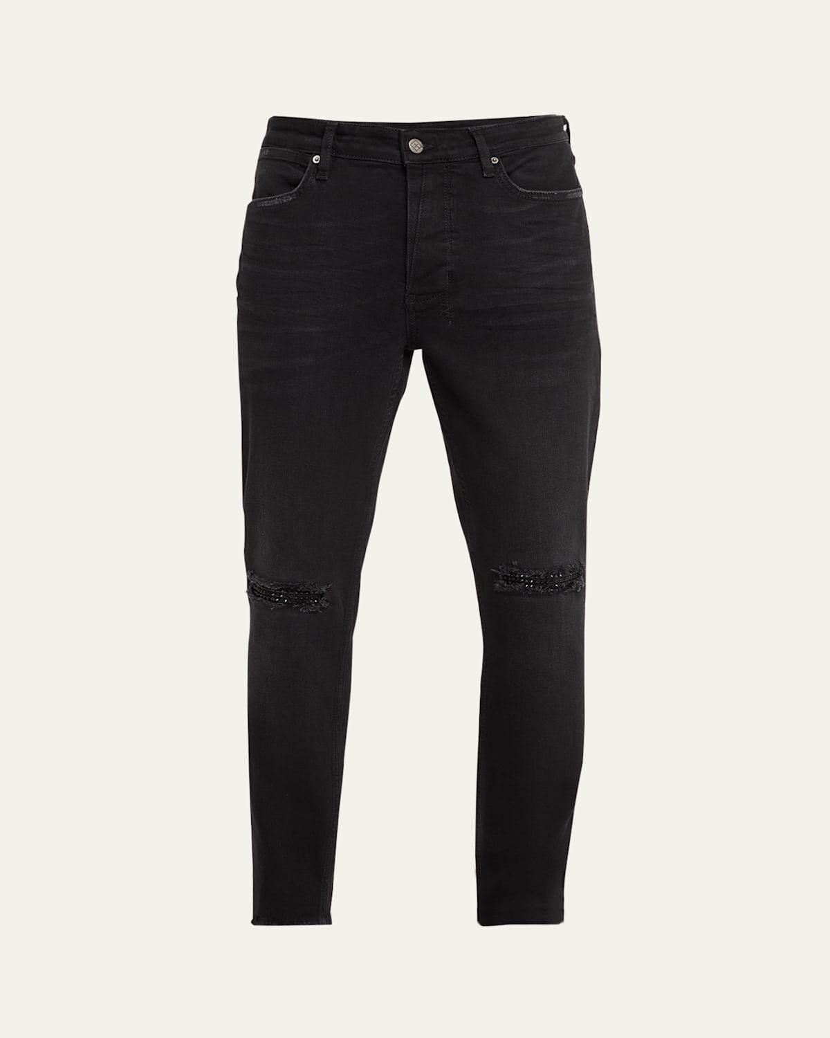 Mens Van Winkle Apex Krystal Repair Stretch Skinny Jeans Product Image