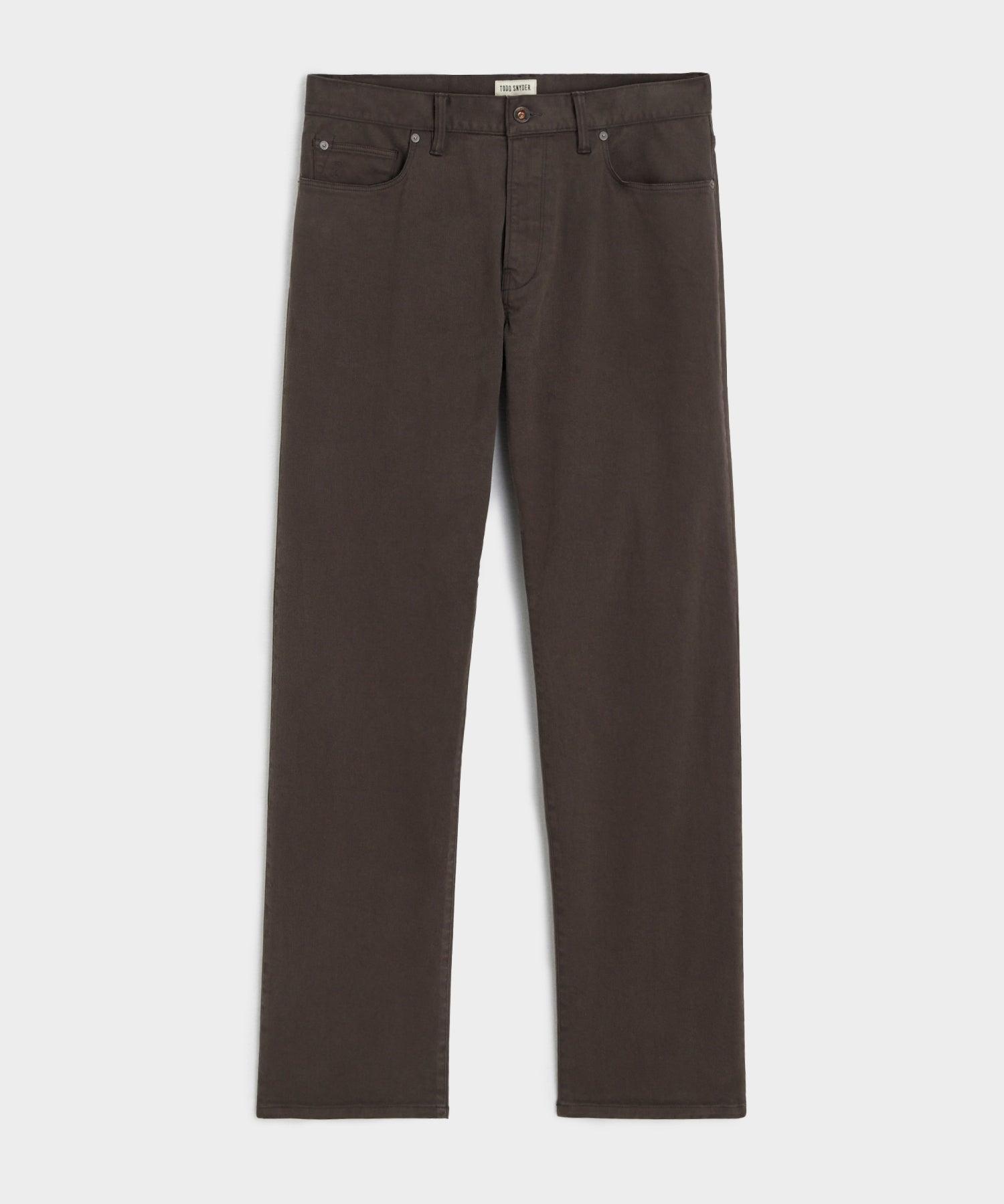 Vintage Straight Fit 5-Pocket Chino in Espresso Bean Product Image