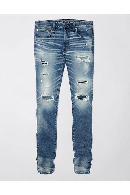 AE AirFlex 360 Patched Stacked Jean Men's Product Image