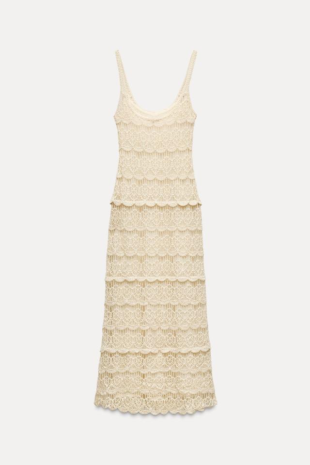 CROCHET MIDI DRESS Product Image