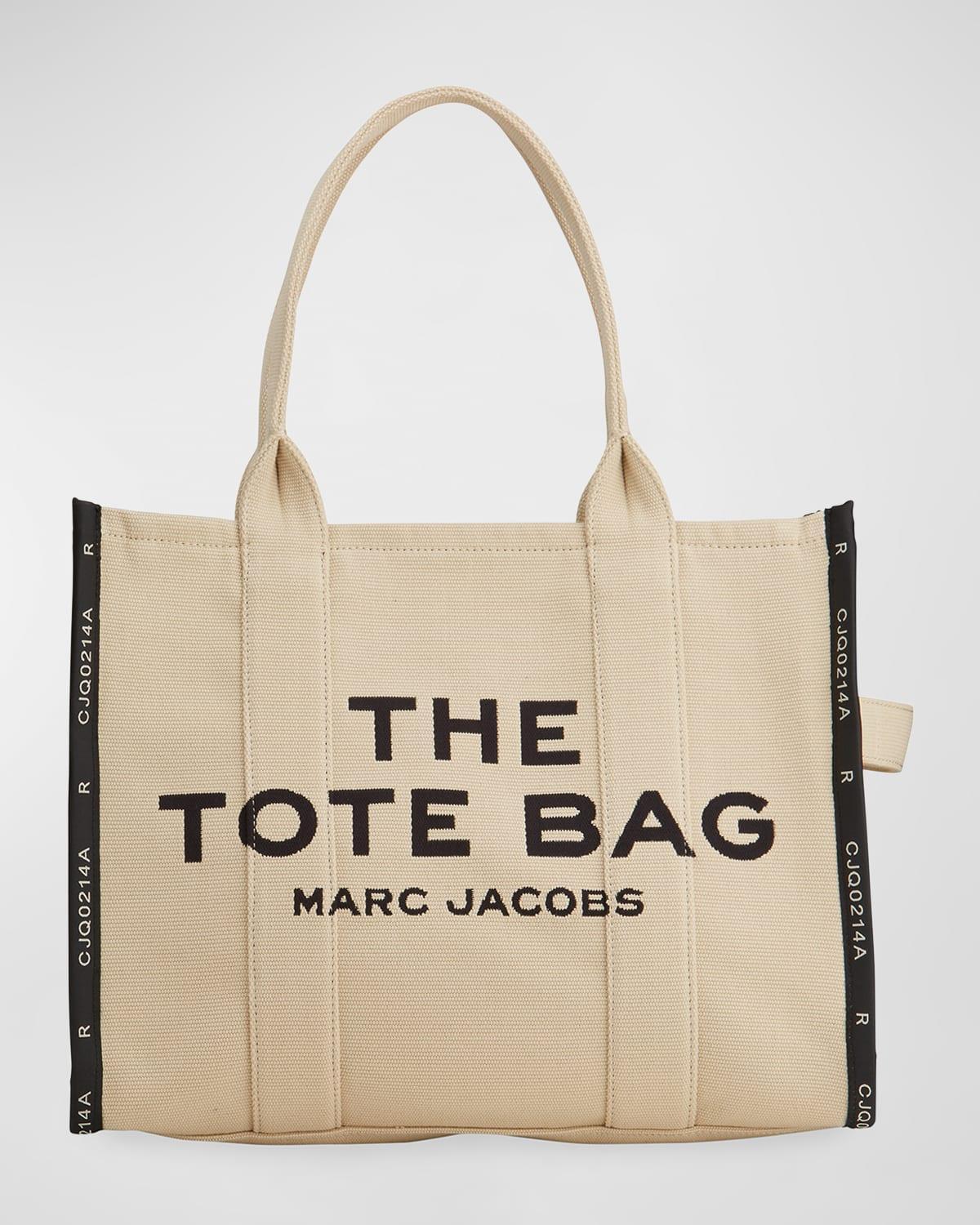 The Jacquard Large Tote Bag In Black Product Image