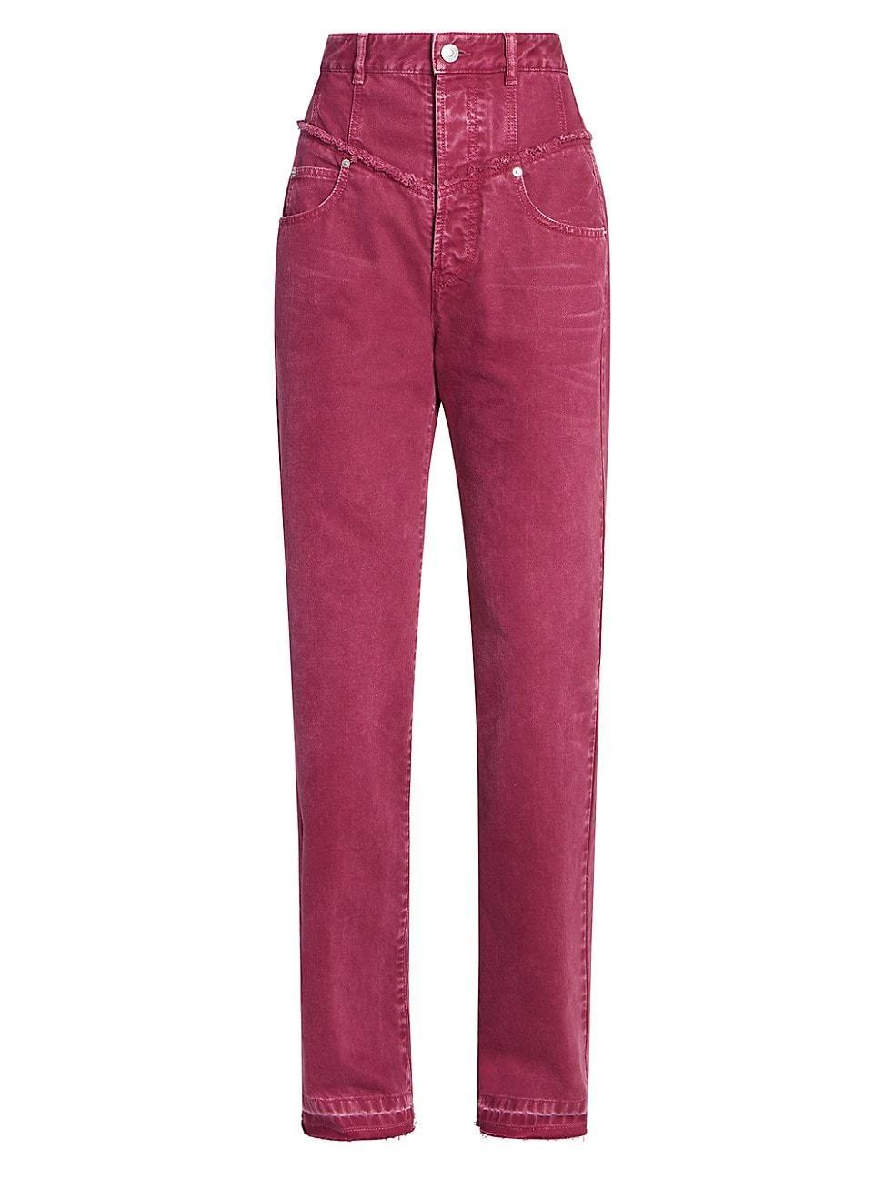 Womens Noemie High-Waisted Jeans Product Image