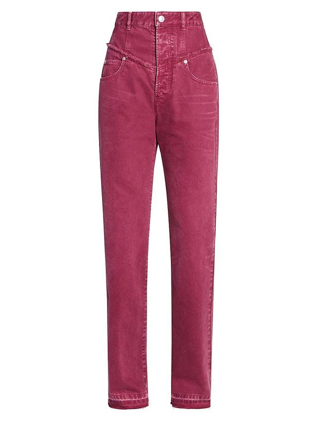 Womens Noemie High-Waisted Jeans Product Image