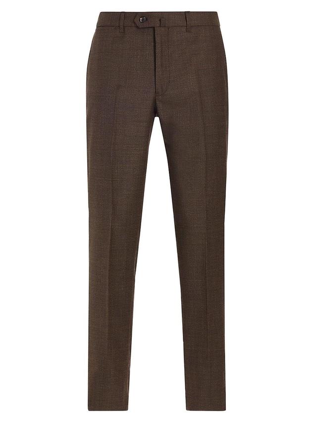 Mens Wool Slim Trousers Product Image