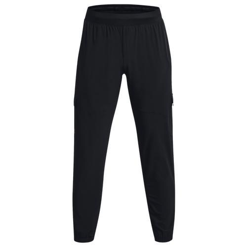 Under Armour Mens Under Armour Stretch Woven Cargo Pants - Mens Pitch Grey/Black Product Image