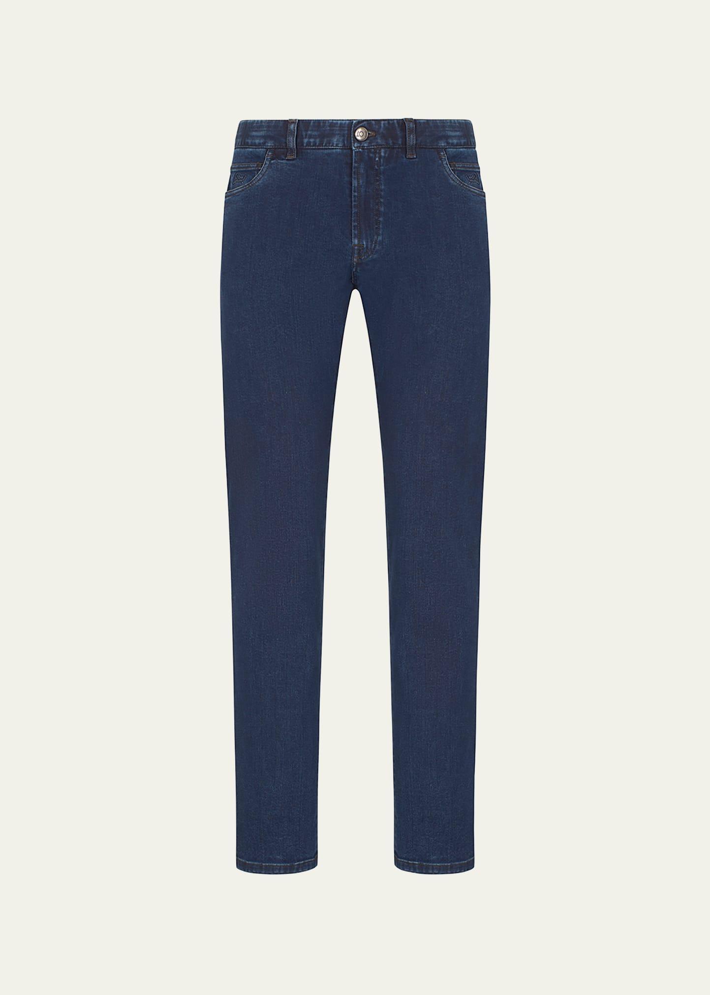 Mens 5-Pocket Denim Jeans Product Image