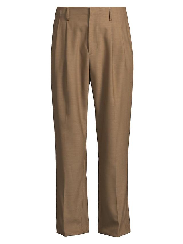 Mens Porter Double-Pleat Wide Leg Pants Product Image