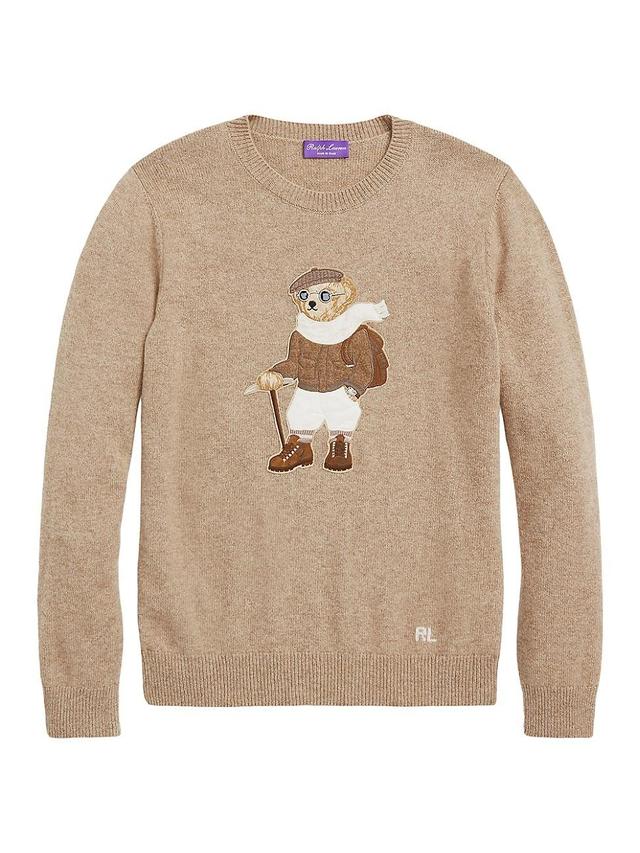 Mens Polo Bear Cashmere Crewneck Sweater Product Image