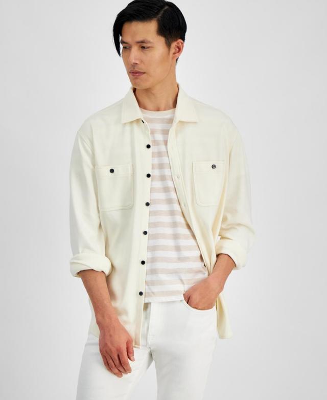 And Now This Mens Regular-Fit Jersey-Knit Shirt Jacket, Created for Macys Product Image