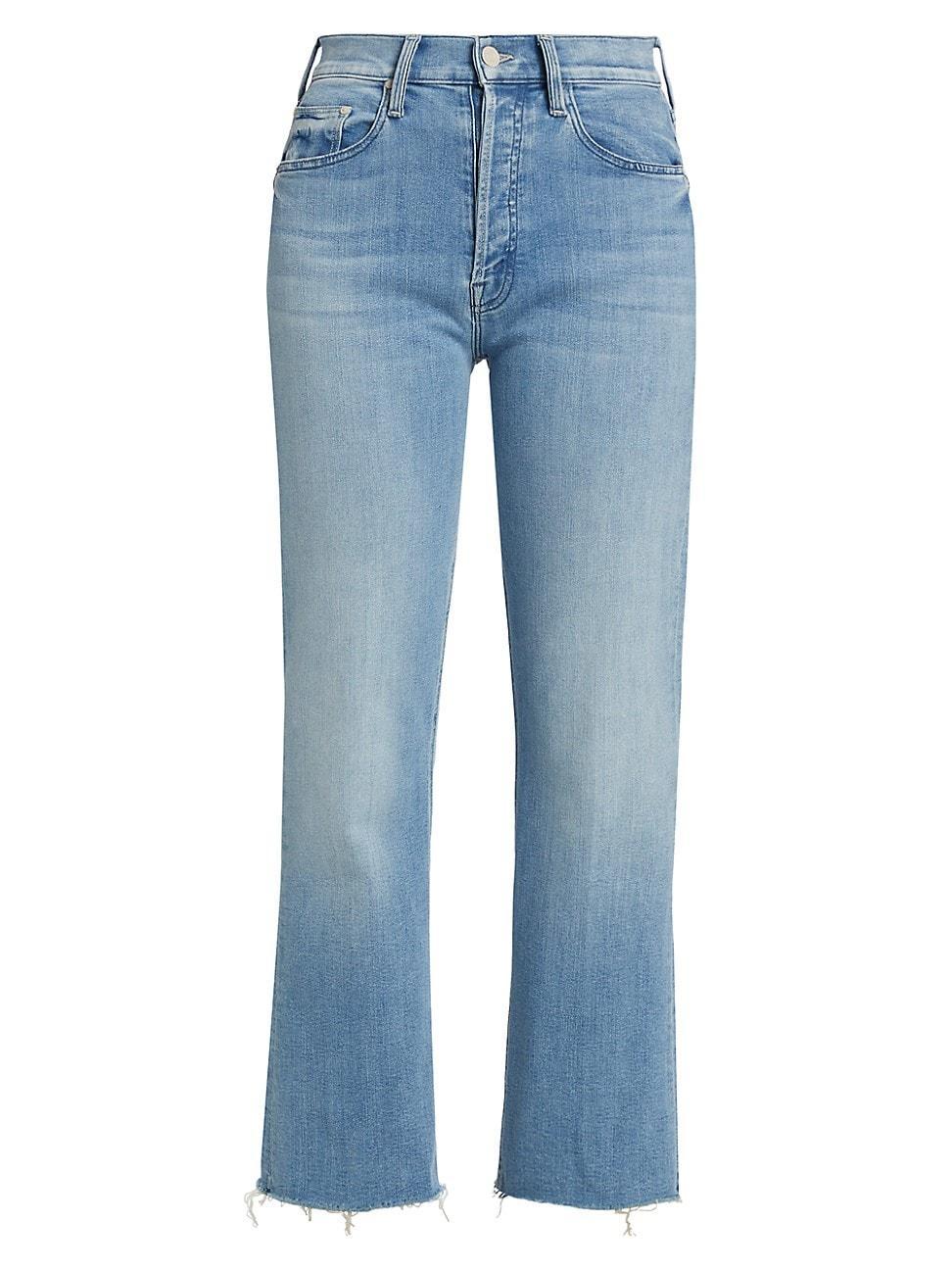 Womens The Tripper High-Rise Frayed Ankle Jeans Product Image