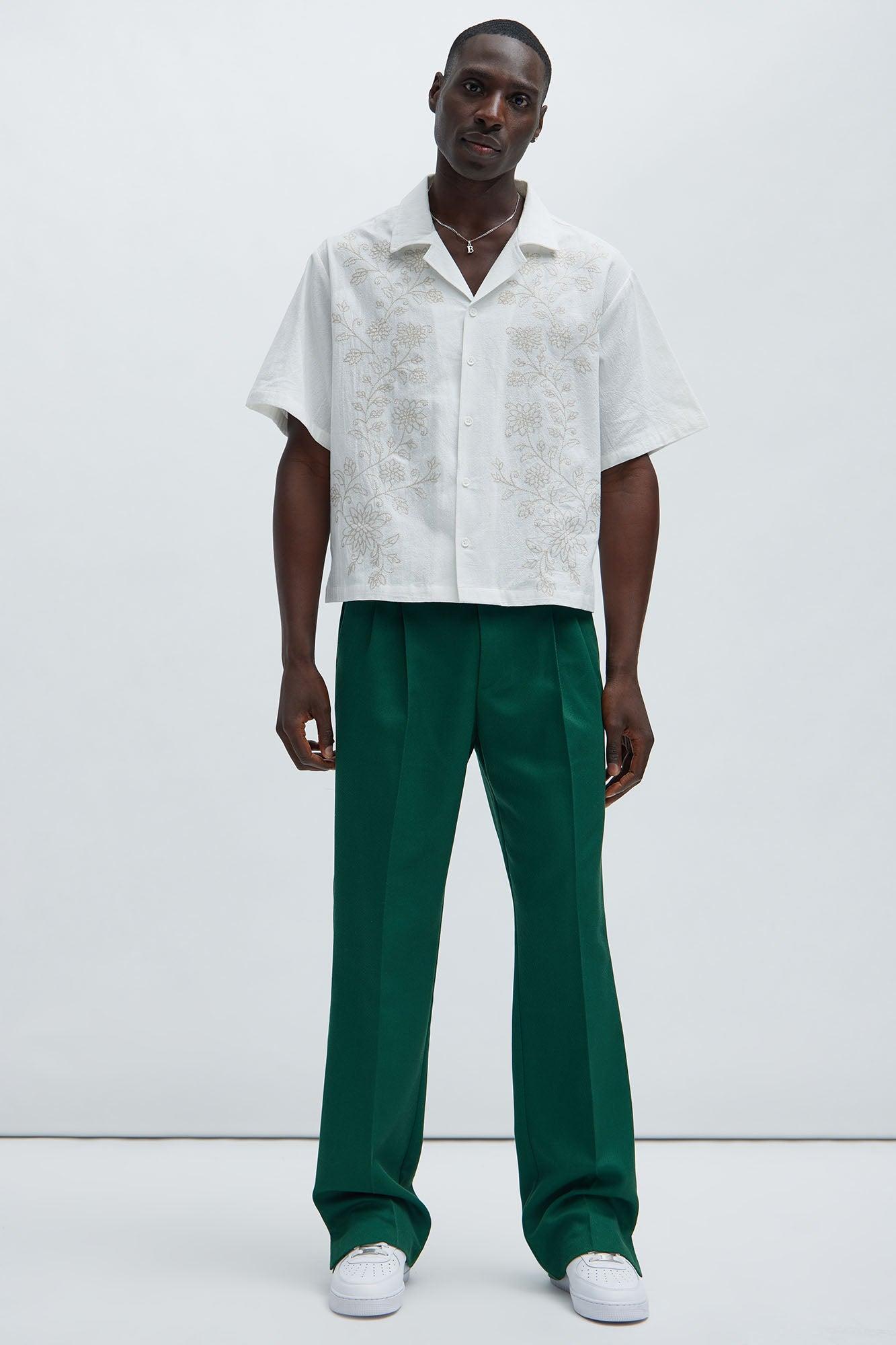 Gardena Embroidered Shirt - White Product Image