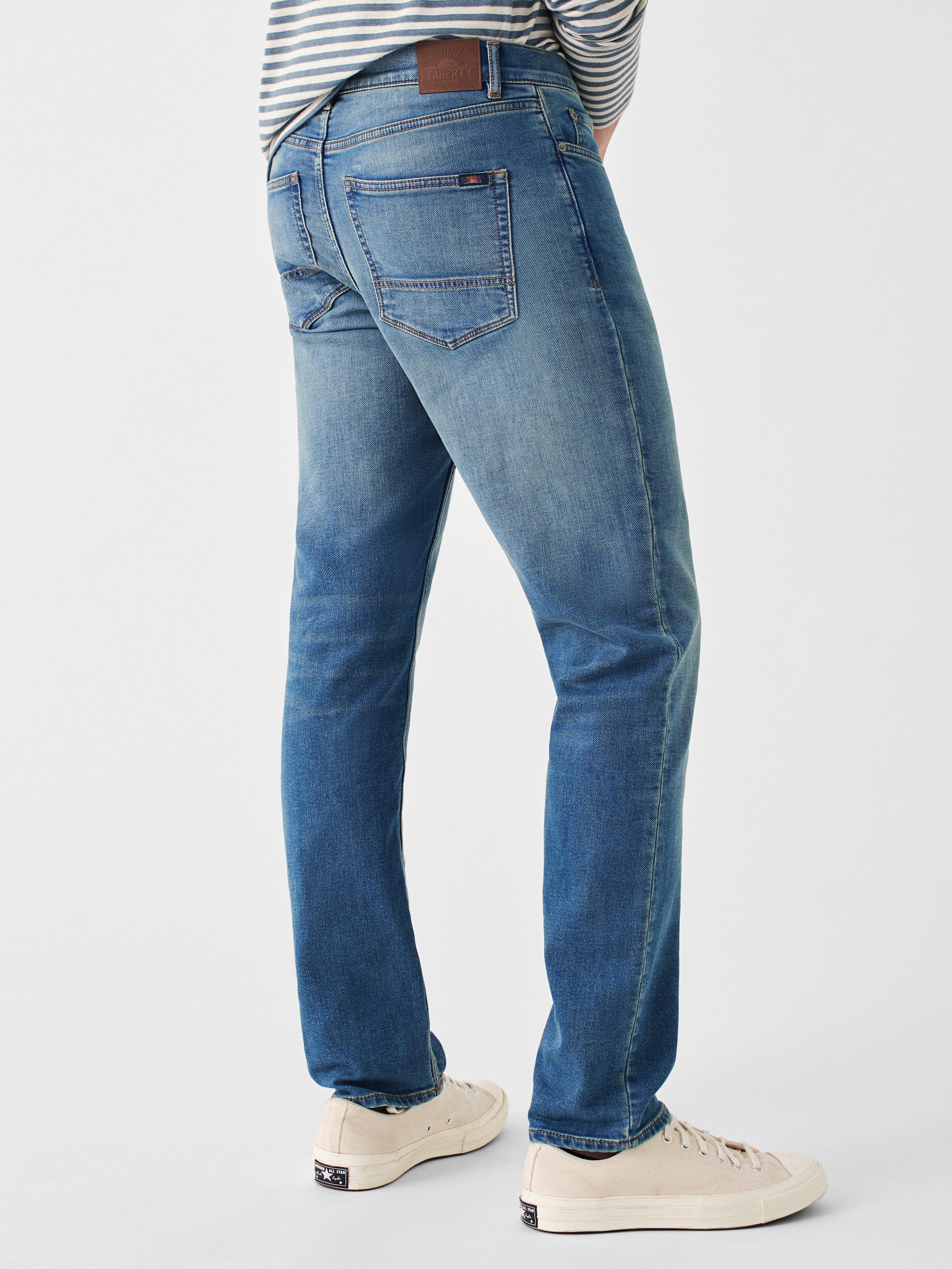 Stretch Terry Indigo 5-Pocket (32" Inseam) - Easton Wash Product Image